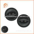 black color fish eyes resin button for garment